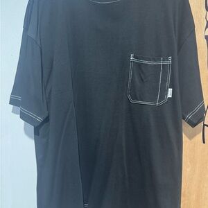 Men's Black T-Shirt with Pocket